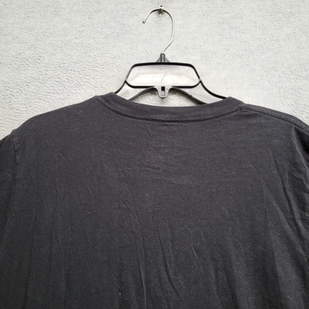 Quincy Women Shirt XL Black I Love Graphic Big Cow Casual Cotton Short - Picture 6 of 8